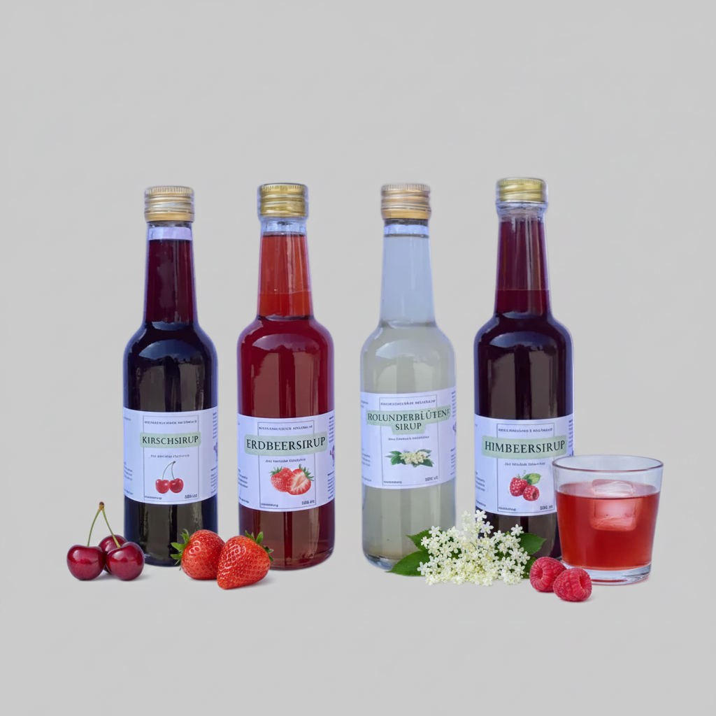 Fruchtige Sirupvielfalt