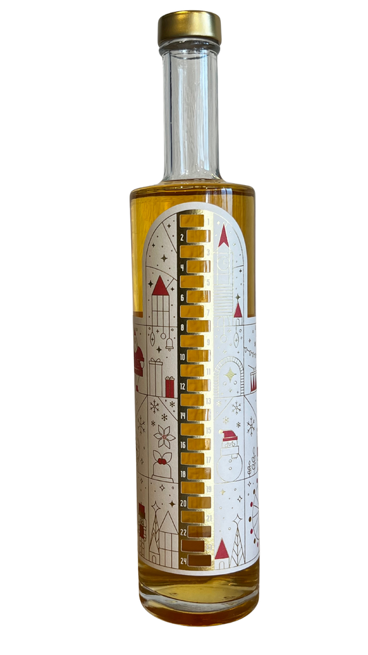 Adventskalenderflasche Likör