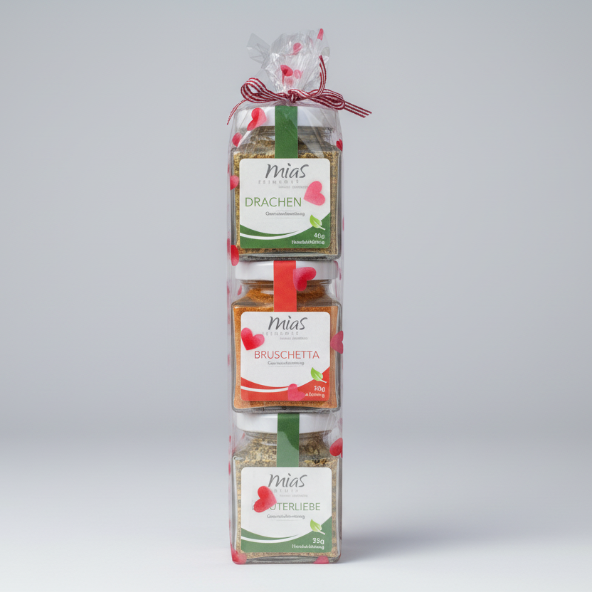 3er Dipstange von Herzen