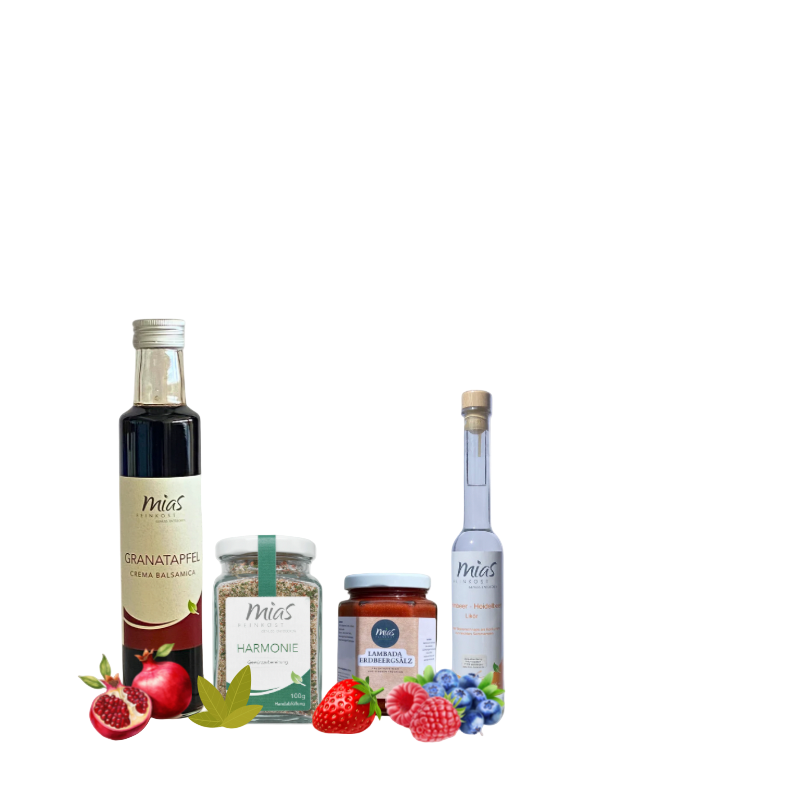 Genuss-Set Fruchtig & Lecker von Mias – fruchtige Vielfalt für Feinschmecker