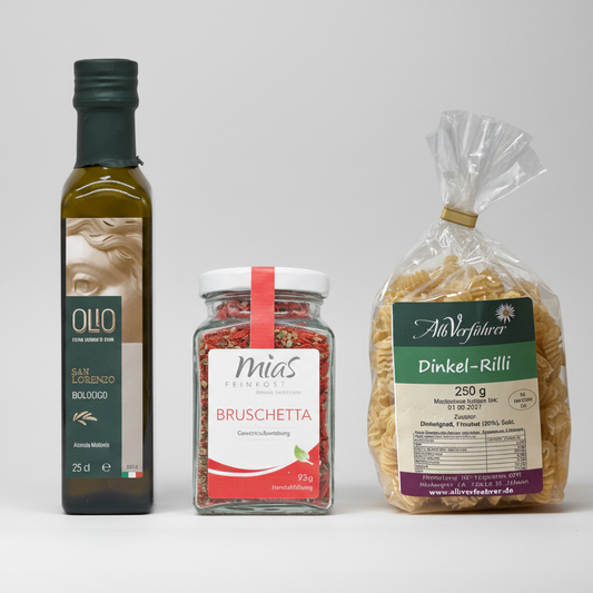 „Italienischer Moment“ – Bruschetta & Dinkel-Rilli