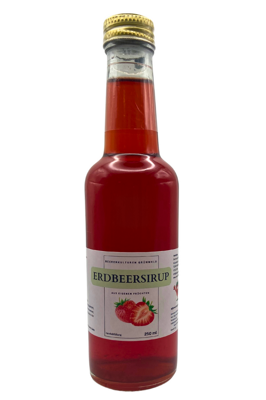 Erdbeersirup