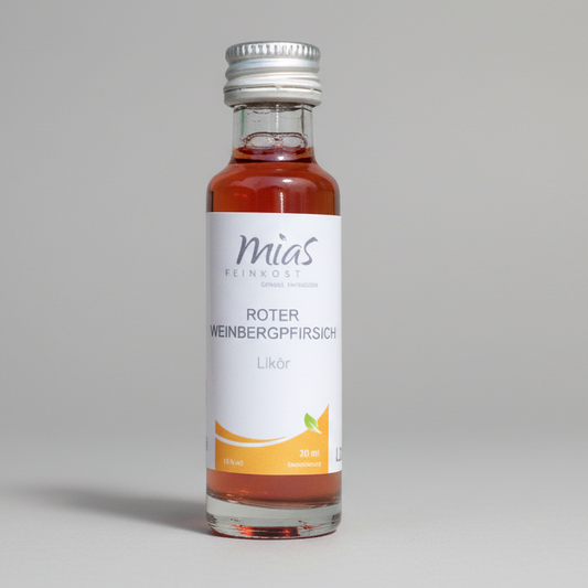 Roter Weinbergpfirsich Likör Mini